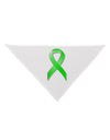 Lyme Disease Awareness Ribbon - Lime Green Dog Bandana 26-Dog Bandana-TooLoud-White-One-Size-Fits-Most-Davson Sales