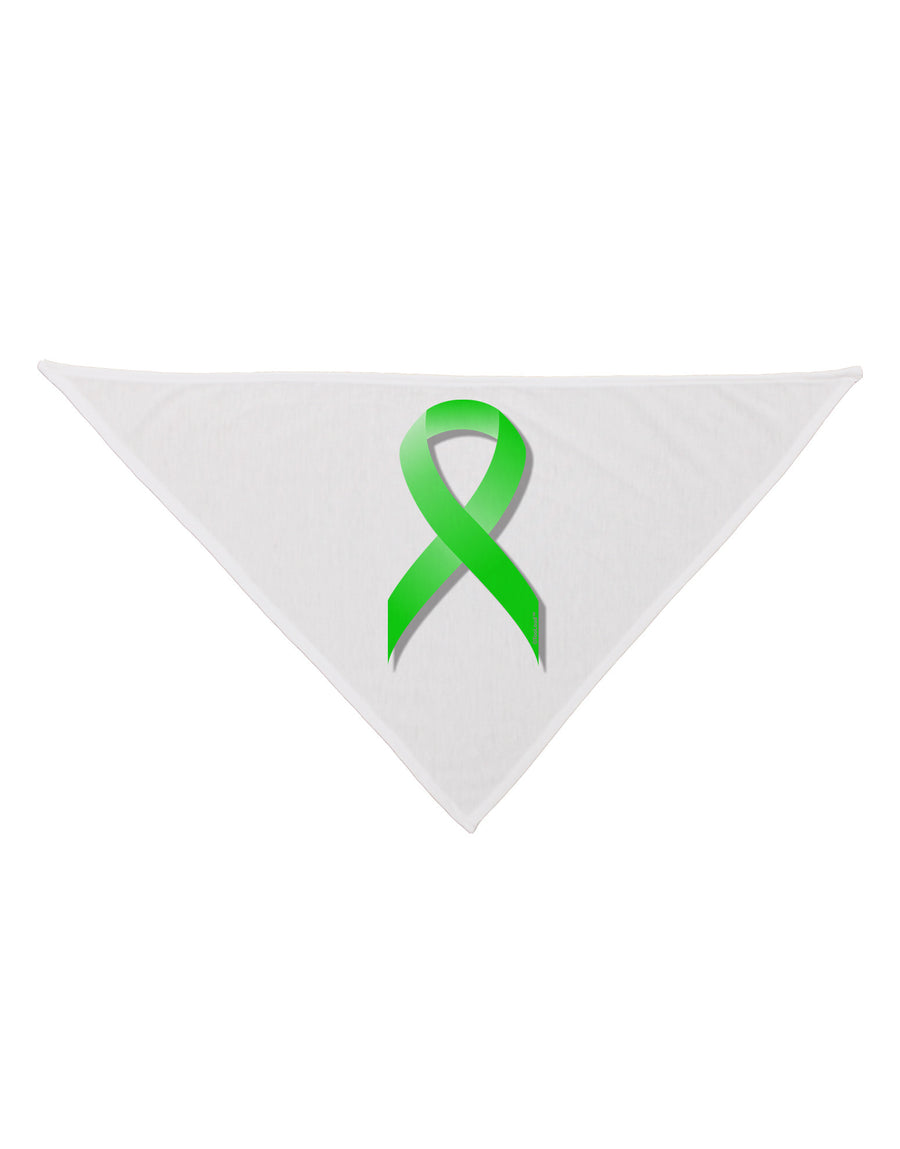 Lyme Disease Awareness Ribbon - Lime Green Dog Bandana 26-Dog Bandana-TooLoud-White-One-Size-Fits-Most-Davson Sales