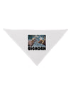 Two Bighorn Rams Text Dog Bandana 26-Dog Bandana-TooLoud-White-One-Size-Fits-Most-Davson Sales