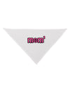 Mom Cubed - Cute Mom of Three Design Dog Bandana 26 by TooLoud-Dog Bandana-TooLoud-White-One-Size-Fits-Most-Davson Sales