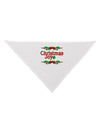 Christmas Joy Color Dog Bandana 26-Dog Bandana-TooLoud-White-One-Size-Fits-Most-Davson Sales