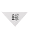 Wiggle Wiggle Wiggle - Twerk Dog Bandana 26-Dog Bandana-TooLoud-White-One-Size-Fits-Most-Davson Sales