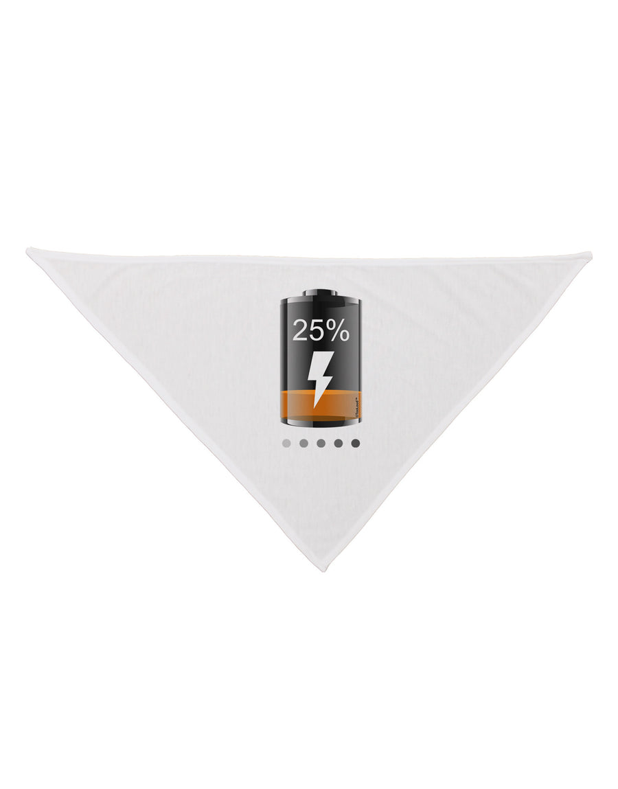 Low Energy 25 Percent Dog Bandana 26-Dog Bandana-TooLoud-White-One-Size-Fits-Most-Davson Sales