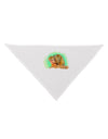 Squirrel Monkey Watercolor Dog Bandana 26-Dog Bandana-TooLoud-White-One-Size-Fits-Most-Davson Sales