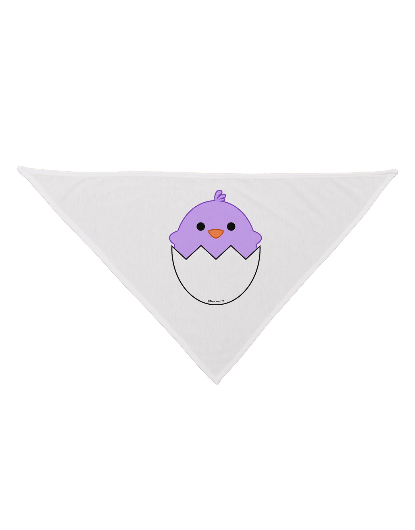 Cute Hatching Chick - Purple Dog Bandana 26 by TooLoud-Dog Bandana-TooLoud-White-One-Size-Fits-Most-Davson Sales