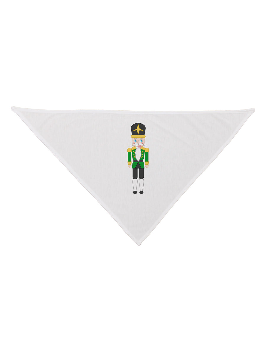 Nutcracker Design - Green Gold Black Dog Bandana 26-Dog Bandana-TooLoud-White-One-Size-Fits-Most-Davson Sales