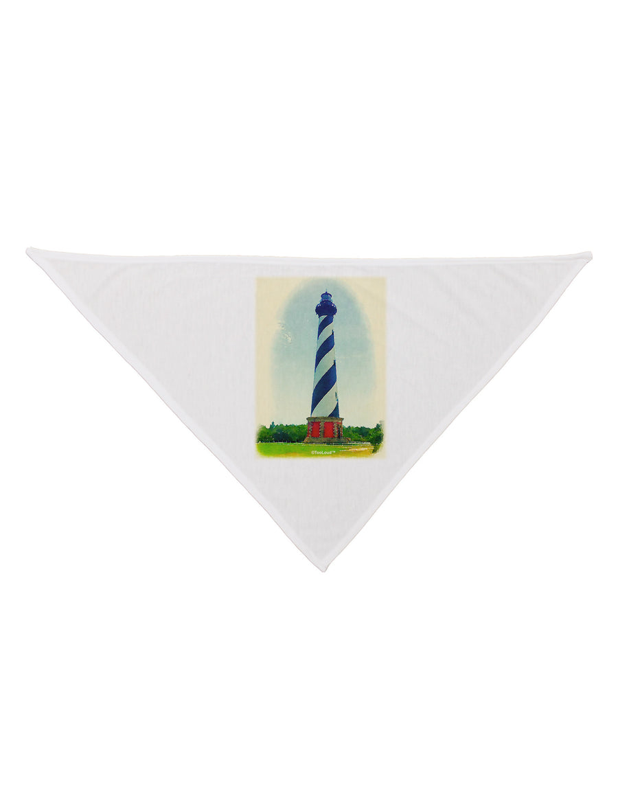 Watercolor Lighthouse 1 Dog Bandana 26-Dog Bandana-TooLoud-White-One-Size-Fits-Most-Davson Sales