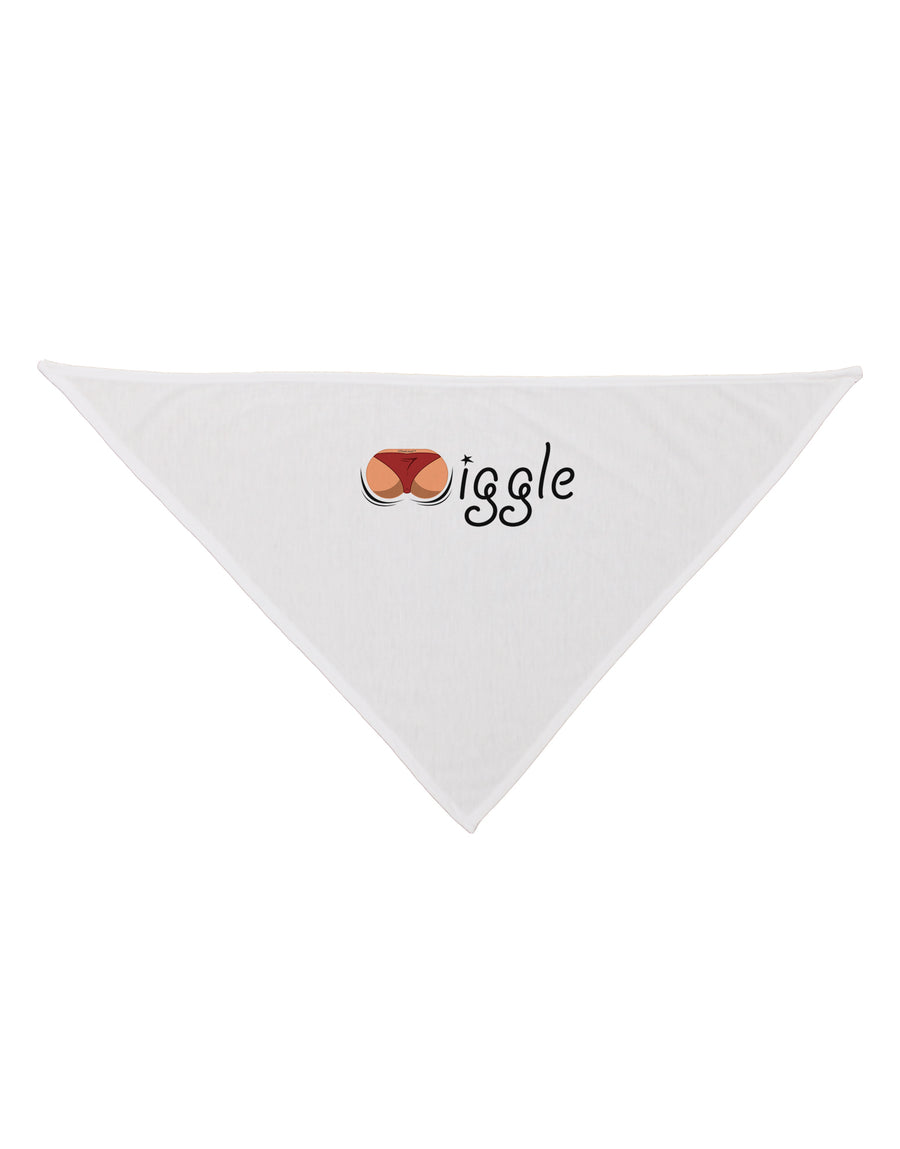 Wiggle - Twerk Medium Dog Bandana 26-Dog Bandana-TooLoud-White-One-Size-Fits-Most-Davson Sales