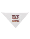 Emerson Sunset Quote Dog Bandana 26-Dog Bandana-TooLoud-White-One-Size-Fits-Most-Davson Sales