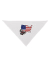 American Roots Design - American Flag Dog Bandana 26 by TooLoud-Dog Bandana-TooLoud-White-One-Size-Fits-Most-Davson Sales