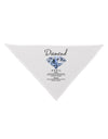 Birthstone Diamond Dog Bandana 26-Dog Bandana-TooLoud-White-One-Size-Fits-Most-Davson Sales