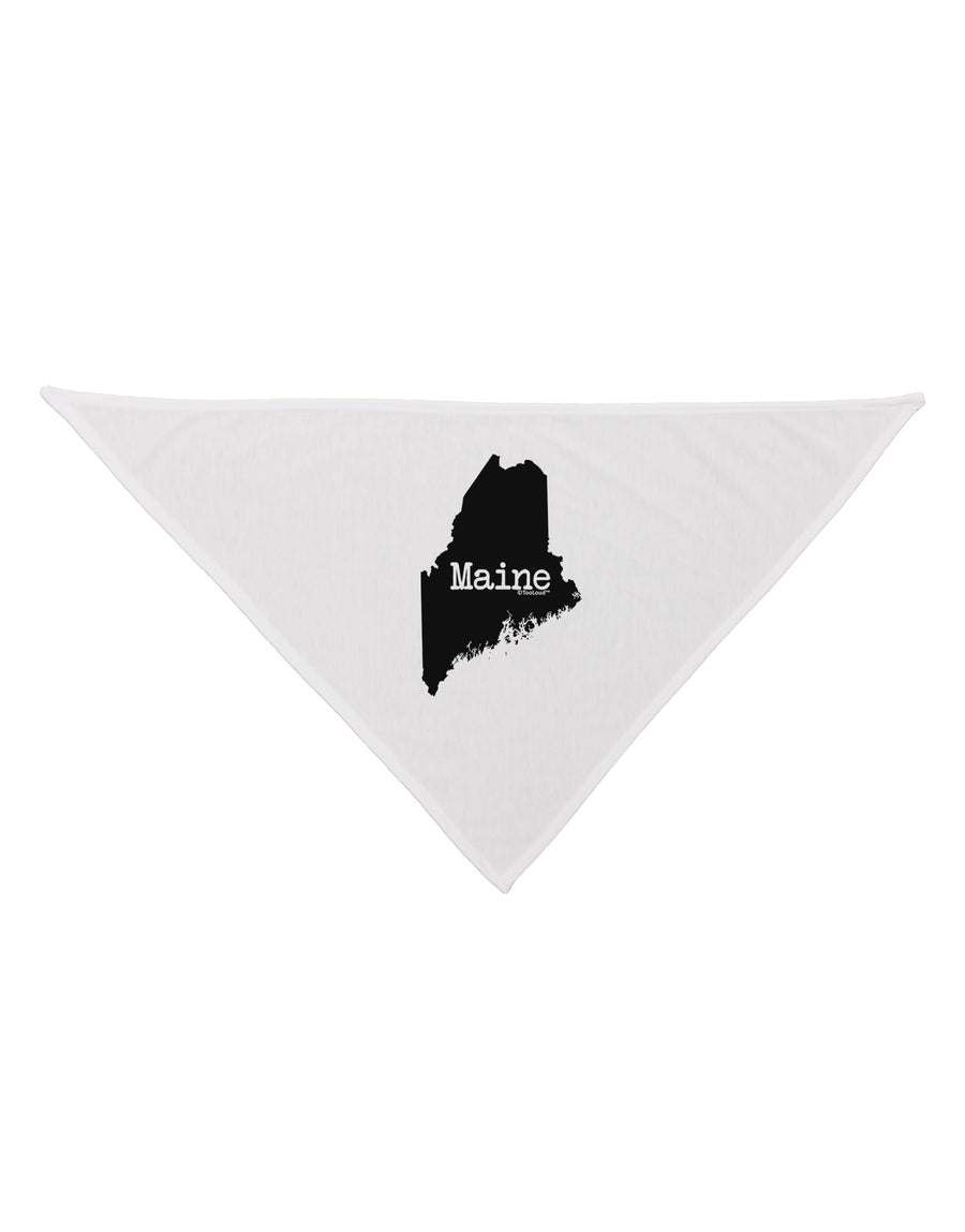 Maine - United States Shape Dog Bandana 26 by TooLoud-TooLoud-White-One-Size-Fits-Most-Davson Sales