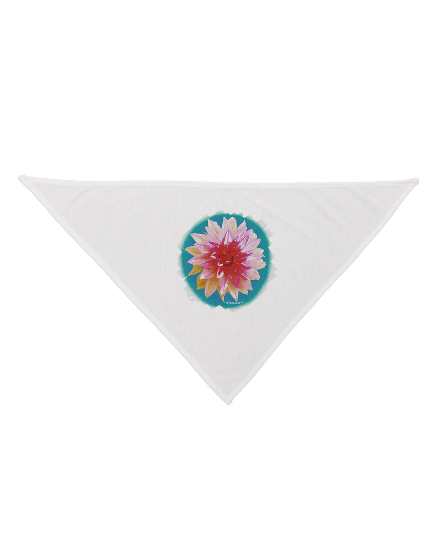 Watercolor Flower Dog Bandana 26-Dog Bandana-TooLoud-White-One-Size-Fits-Most-Davson Sales