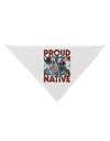 Proud Native American Dog Bandana 26-Dog Bandana-TooLoud-White-One-Size-Fits-Most-Davson Sales