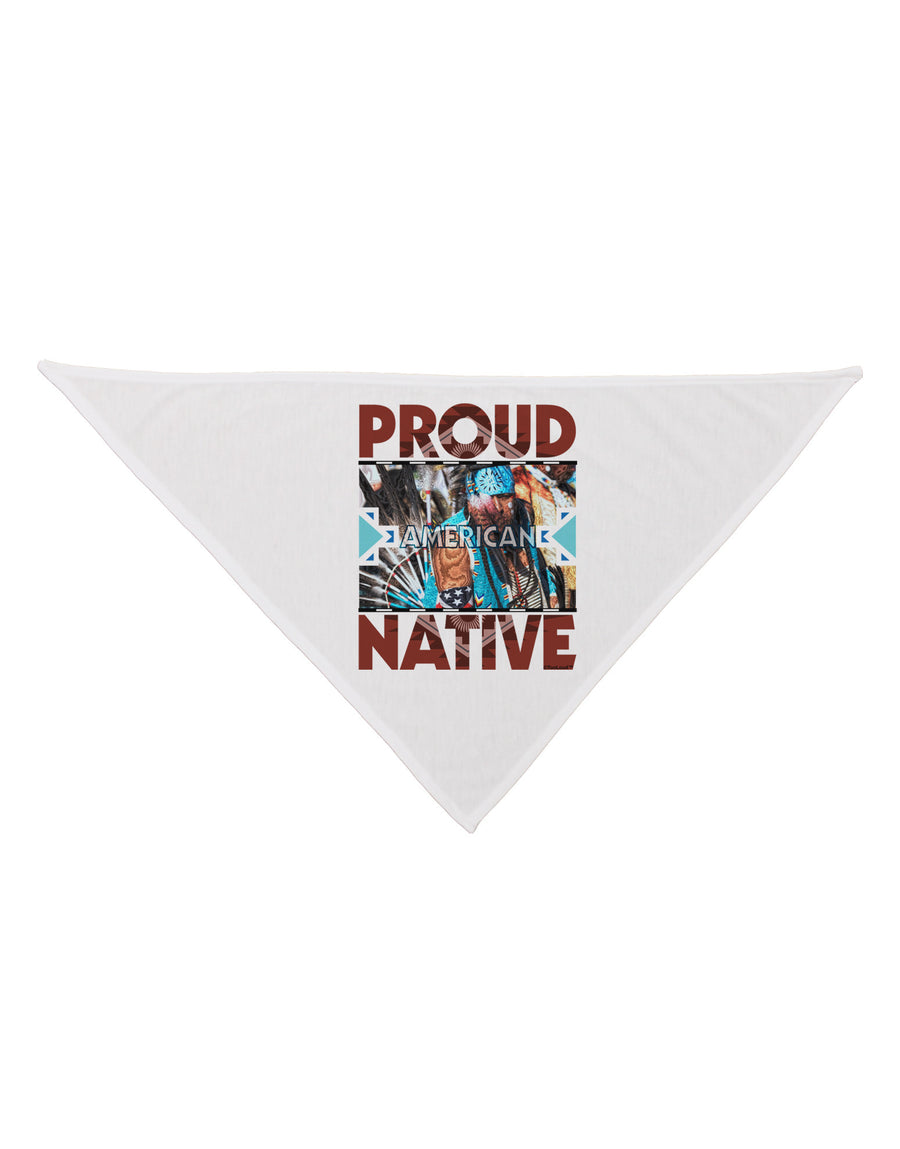 Proud Native American Dog Bandana 26-Dog Bandana-TooLoud-White-One-Size-Fits-Most-Davson Sales