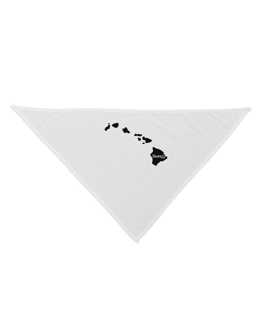 Hawaii - United States Shape Dog Bandana 26 by TooLoud-Dog Bandana-TooLoud-White-One-Size-Fits-Most-Davson Sales