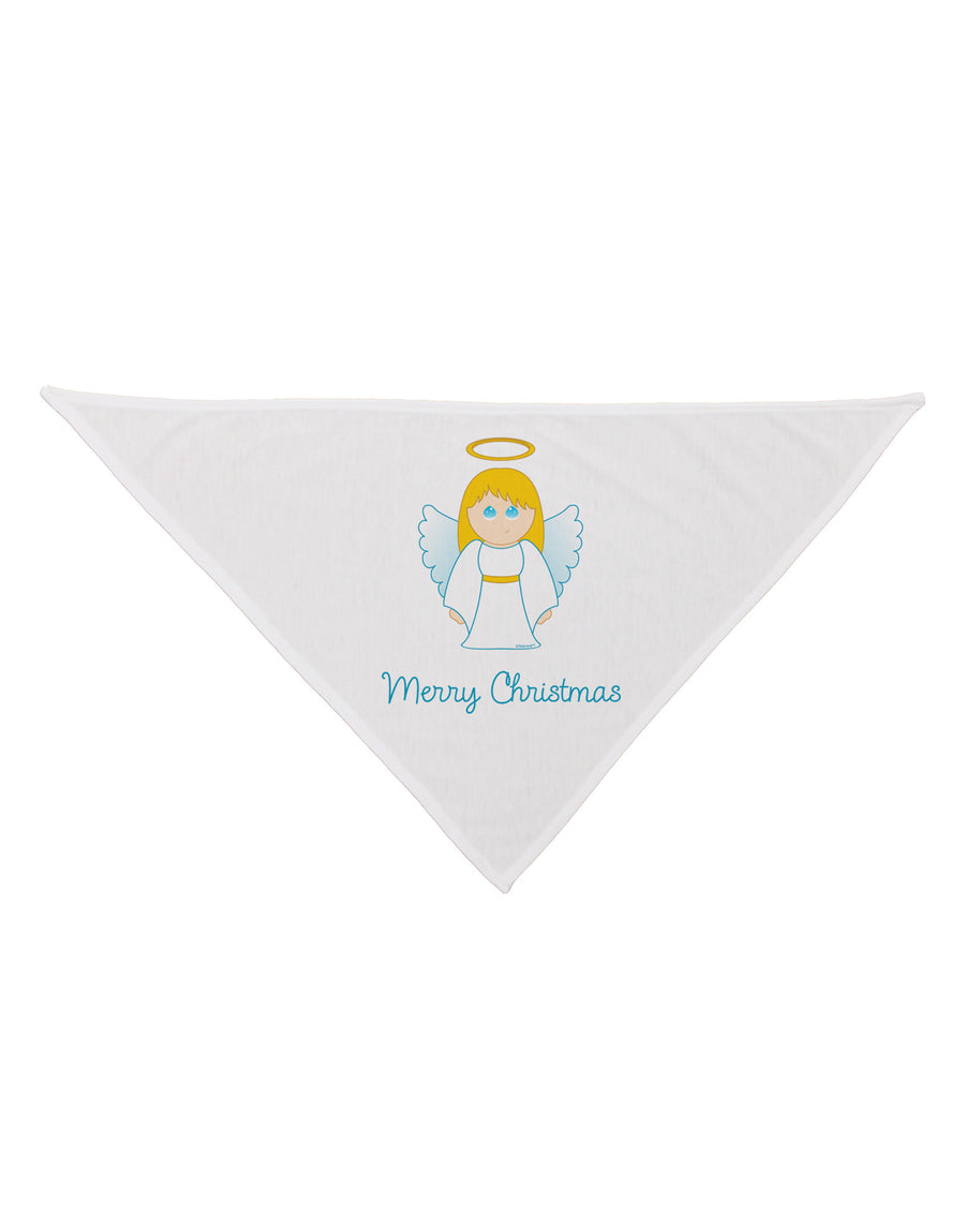 Merry Christmas Cute Angel Girl Dog Bandana 26-Dog Bandana-TooLoud-White-One-Size-Fits-Most-Davson Sales