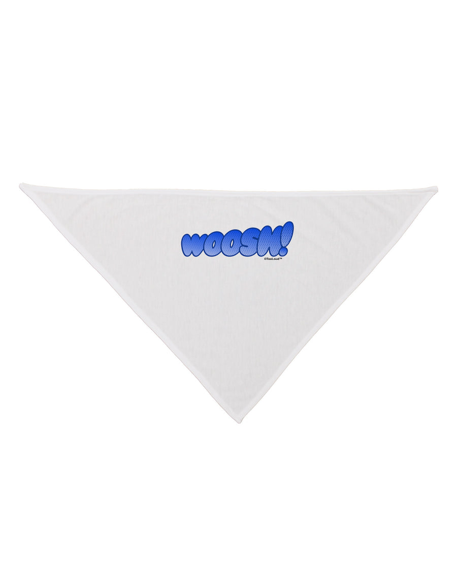 Onomatopoeia WOOSH Dog Bandana 26-Dog Bandana-TooLoud-White-One-Size-Fits-Most-Davson Sales