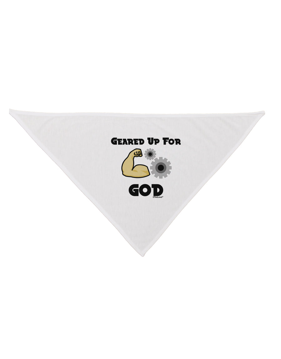Geared Up For God Dog Bandana 26 by TooLoud-TooLoud-White-One-Size-Fits-Most-Davson Sales