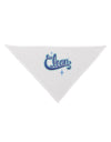 Clean Text Dog Bandana 26-Dog Bandana-TooLoud-White-One-Size-Fits-Most-Davson Sales