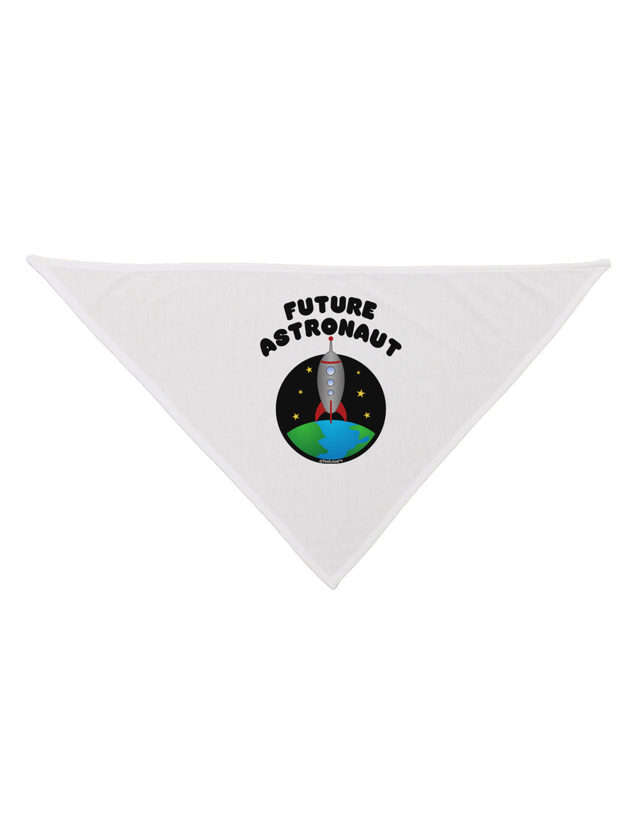 Future Astronaut Color Dog Bandana 26-Dog Bandana-TooLoud-White-One-Size-Fits-Most-Davson Sales