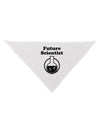 Future Scientist Dog Bandana 26-Dog Bandana-TooLoud-White-One-Size-Fits-Most-Davson Sales