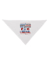 Freedom Fighting Liberal Dog Bandana 26-Dog Bandana-TooLoud-White-One-Size-Fits-Most-Davson Sales