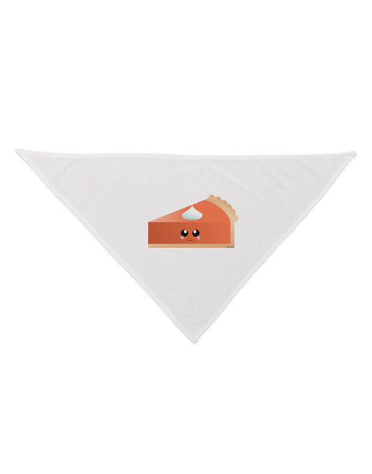 Cute Pumpkin Pie Thanksgiving Dog Bandana 26-Dog Bandana-TooLoud-White-One-Size-Fits-Most-Davson Sales