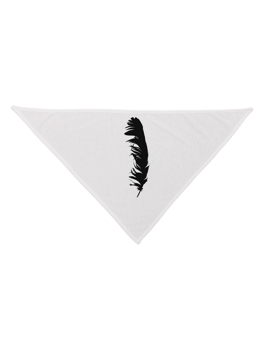 Black Feather Dog Bandana 26-Dog Bandana-TooLoud-White-One-Size-Fits-Most-Davson Sales