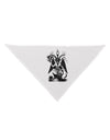 Baphomet Illustration Dog Bandana 26&#x22; by-Dog Bandana-TooLoud-White-One-Size-Fits-Most-Davson Sales