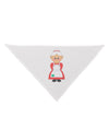 Cute Mrs Santa Claus Christmas Dog Bandana 26-Dog Bandana-TooLoud-White-One-Size-Fits-Most-Davson Sales