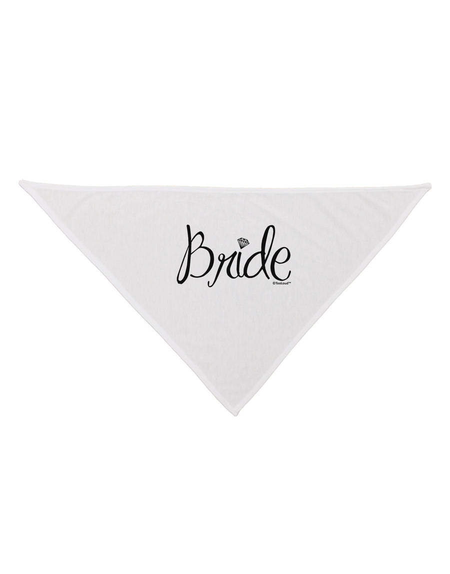 Bride Design - Diamond Dog Bandana 26-Dog Bandana-TooLoud-White-One-Size-Fits-Most-Davson Sales