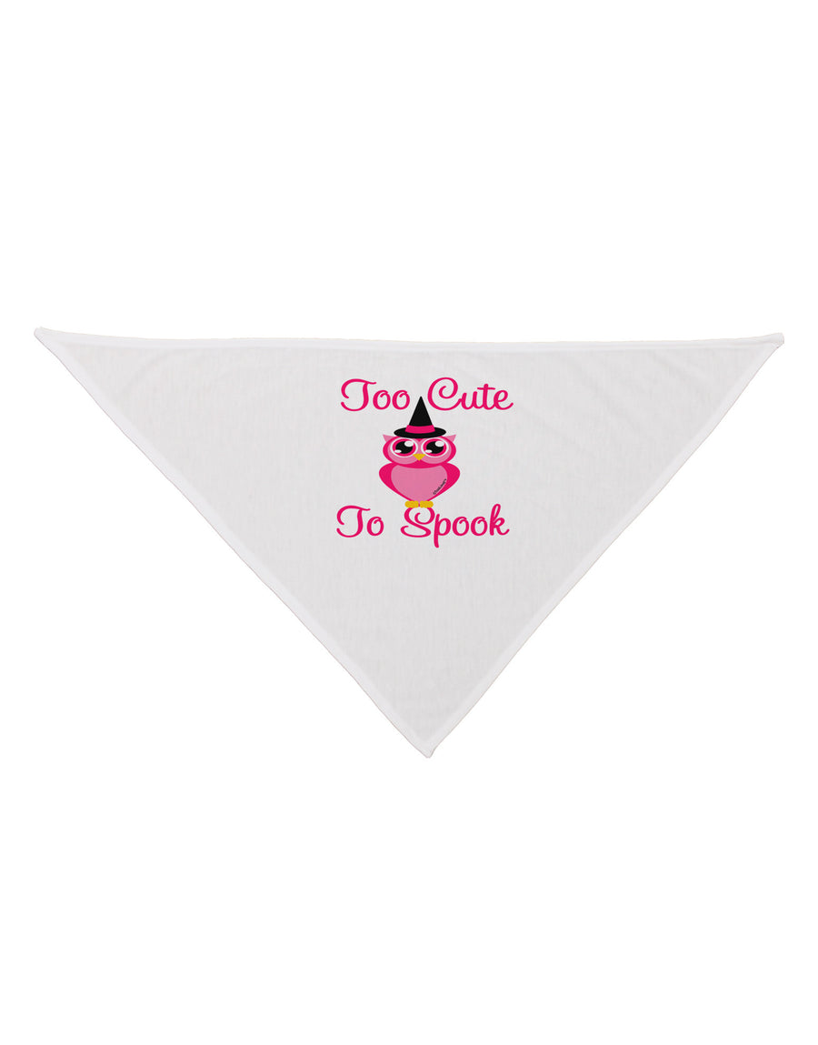 Owl Too Cute Pink Dog Bandana 26-Dog Bandana-TooLoud-White-One-Size-Fits-Most-Davson Sales