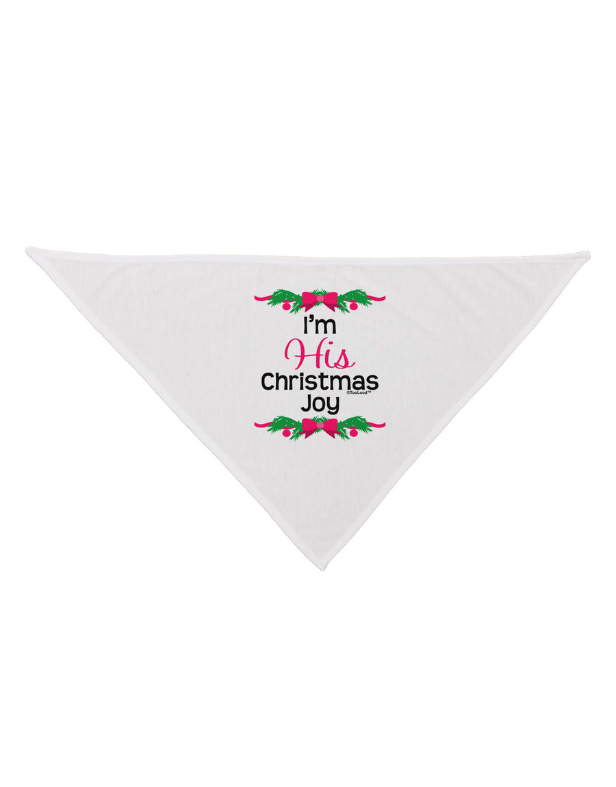 His Christmas Joy Matching His & Hers Dog Bandana 26-Dog Bandana-TooLoud-White-One-Size-Fits-Most-Davson Sales