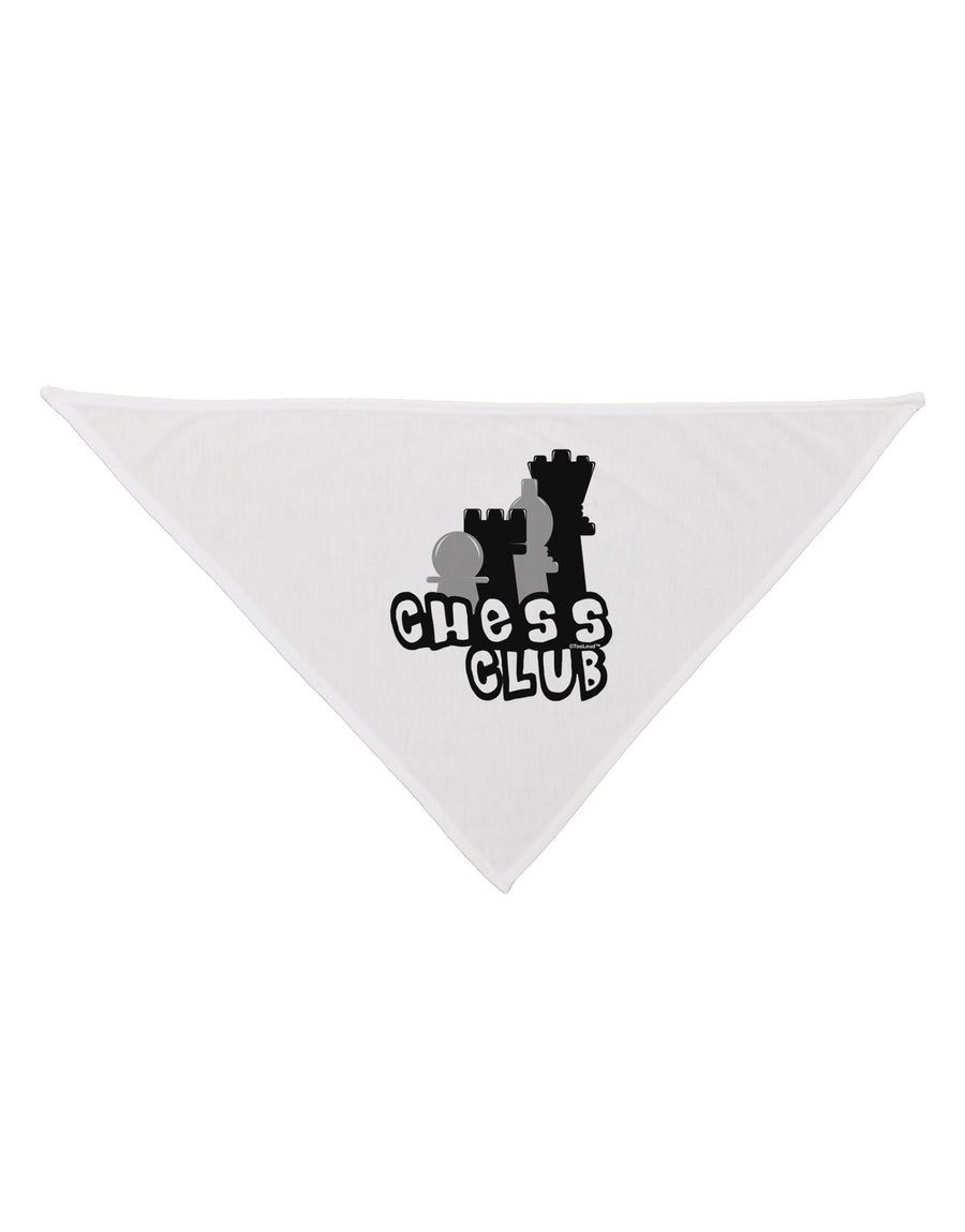 Chess Club Dog Bandana 26 by TooLoud-Dog Bandana-TooLoud-White-One-Size-Fits-Most-Davson Sales