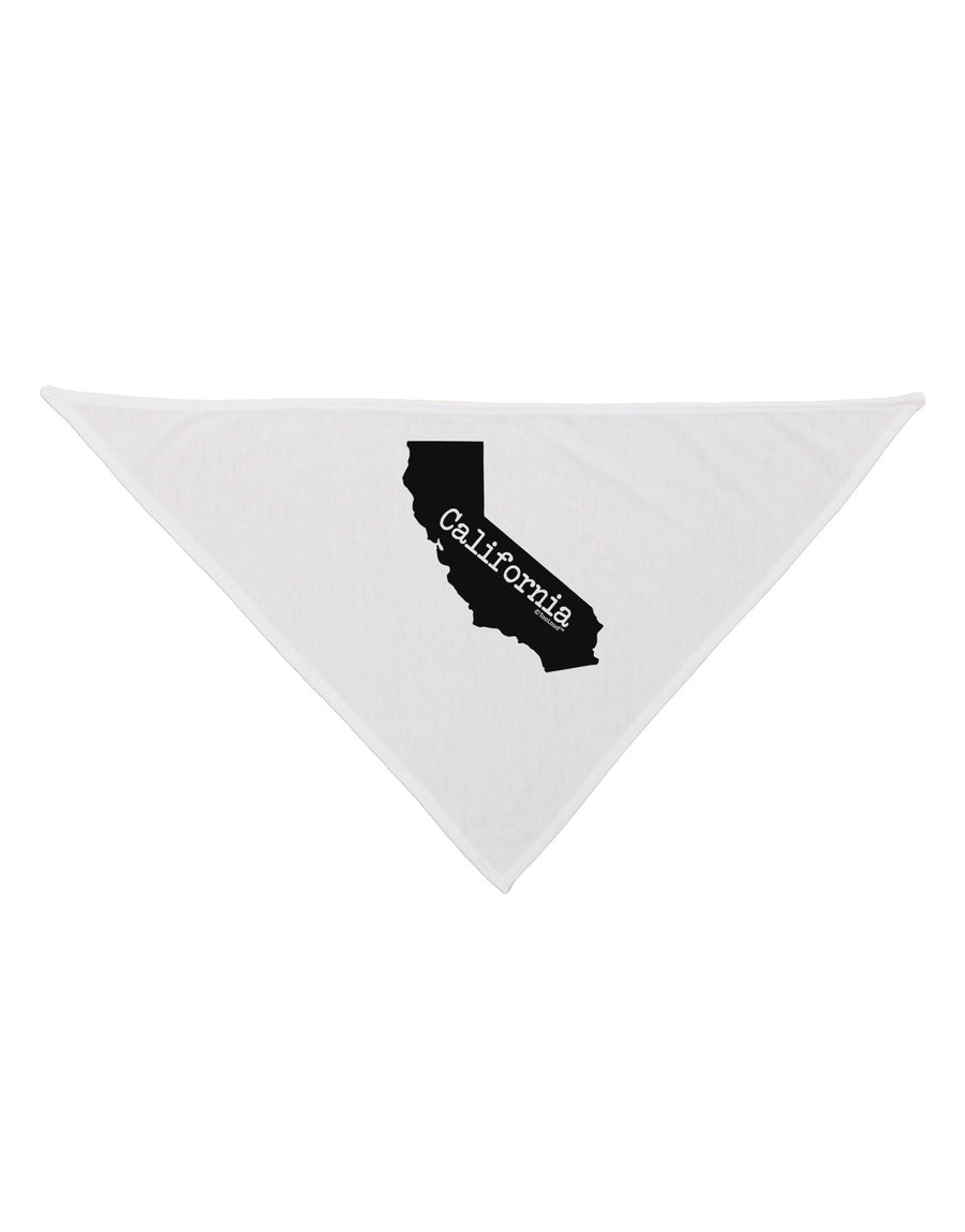 California - United States Shape Dog Bandana 26 by TooLoud-Dog Bandana-TooLoud-White-One-Size-Fits-Most-Davson Sales