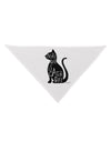 Every Day Is Caturday Cat Silhouette Dog Bandana 26 by TooLoud-Dog Bandana-TooLoud-White-One-Size-Fits-Most-Davson Sales