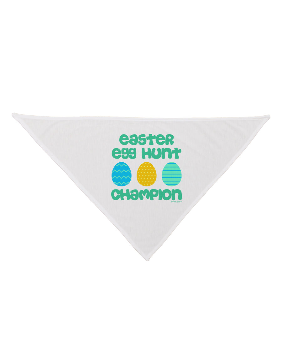 Easter Egg Hunt Champion - Blue and Green Dog Bandana 26 by TooLoud-Dog Bandana-TooLoud-White-One-Size-Fits-Most-Davson Sales