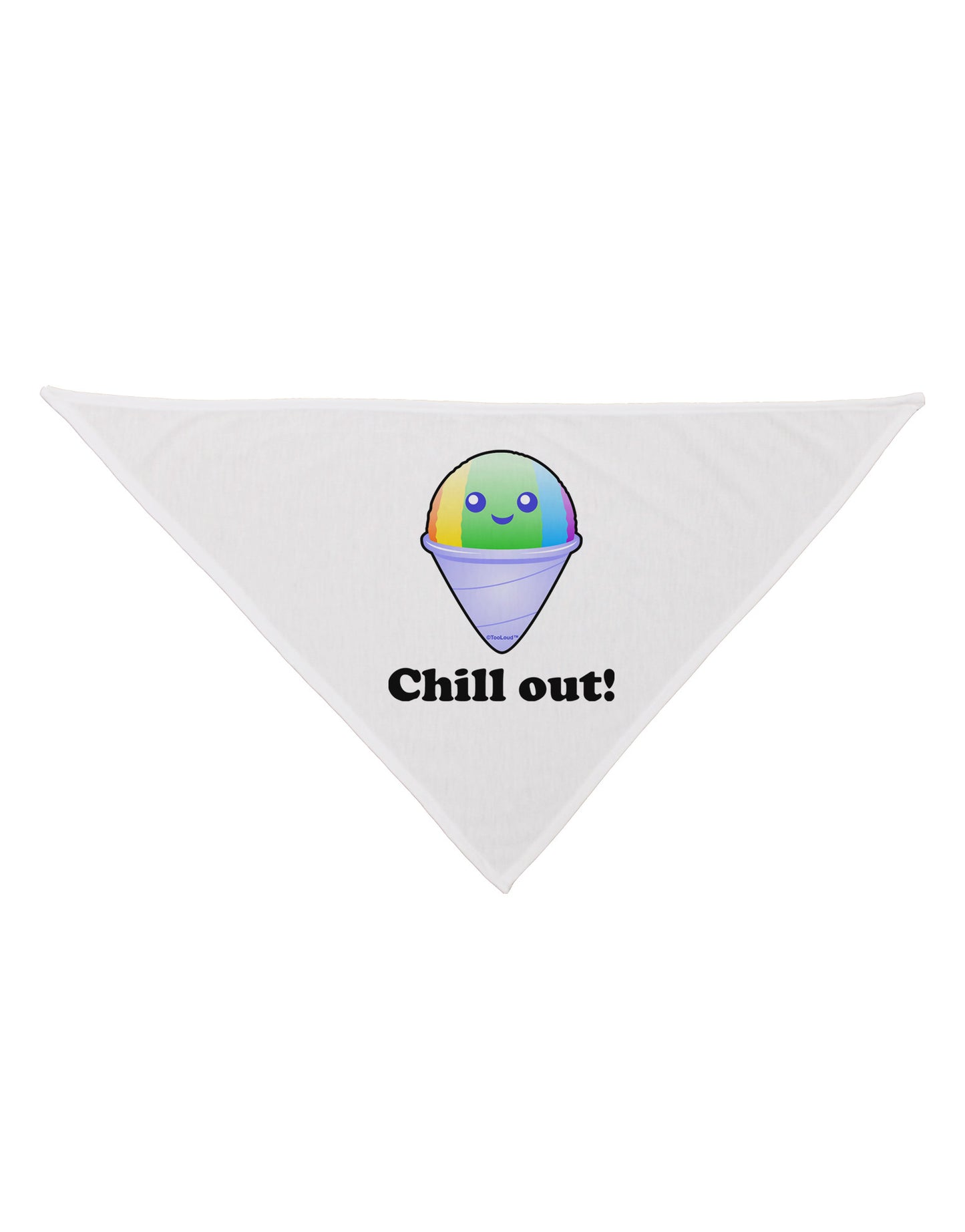Cute Shaved Ice Chill Out Dog Bandana 26-Dog Bandana-TooLoud-White-One-Size-Fits-Most-Davson Sales