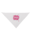 Rave Splatter Pink Dog Bandana 26-Dog Bandana-TooLoud-White-One-Size-Fits-Most-Davson Sales