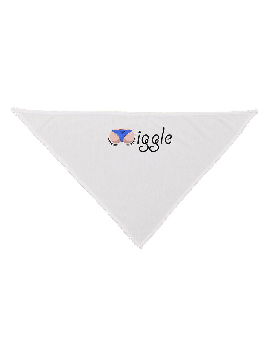 Wiggle - Twerk Light Dog Bandana 26-Dog Bandana-TooLoud-White-One-Size-Fits-Most-Davson Sales