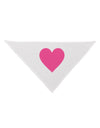 Big Pink Heart Valentine's Day Dog Bandana 26-Dog Bandana-TooLoud-White-One-Size-Fits-Most-Davson Sales