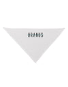 Planet Uranus Text Only Dog Bandana 26-Dog Bandana-TooLoud-White-One-Size-Fits-Most-Davson Sales