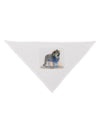 Lion Watercolor Dog Bandana 26-Dog Bandana-TooLoud-White-One-Size-Fits-Most-Davson Sales