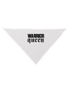 Warrior Queen Script Dog Bandana 26-Dog Bandana-TooLoud-White-One-Size-Fits-Most-Davson Sales