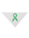 Celiac Disease Awareness Ribbon - Light Green Dog Bandana 26-Dog Bandana-TooLoud-White-One-Size-Fits-Most-Davson Sales