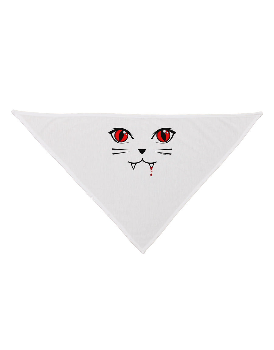 Vamp Kitty Dog Bandana 26-Dog Bandana-TooLoud-White-One-Size-Fits-Most-Davson Sales