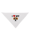 I Heart My - Cute Boxer Dog Dog Bandana 26 by TooLoud-Dog Bandana-TooLoud-White-One-Size-Fits-Most-Davson Sales