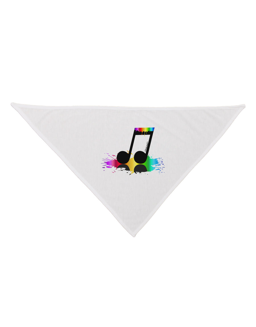 Paint Music Note Dog Bandana 26-Dog Bandana-TooLoud-White-One-Size-Fits-Most-Davson Sales