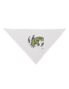 Green Dinosaur Breaking Free Dog Bandana 26 by TooLoud-Dog Bandana-TooLoud-White-One-Size-Fits-Most-Davson Sales